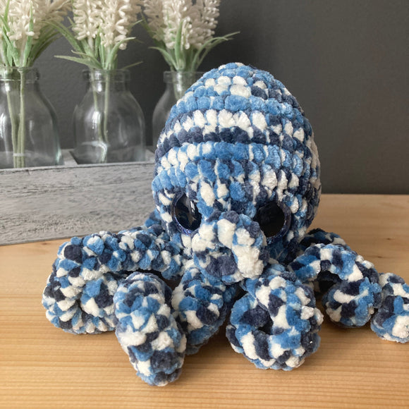 Bleu profond - Collection « Petits Krakens » - par Créations JL