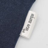 100x Étiquettes de marque à insérer pliée dans la couture :  Design à créer & imprimer