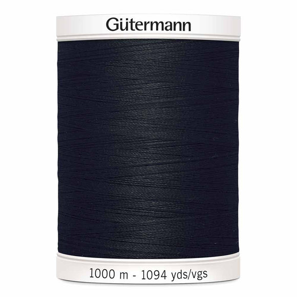 GUTERMANN TEX30 Fil de polyester tout-usage MCT 1000m - noir