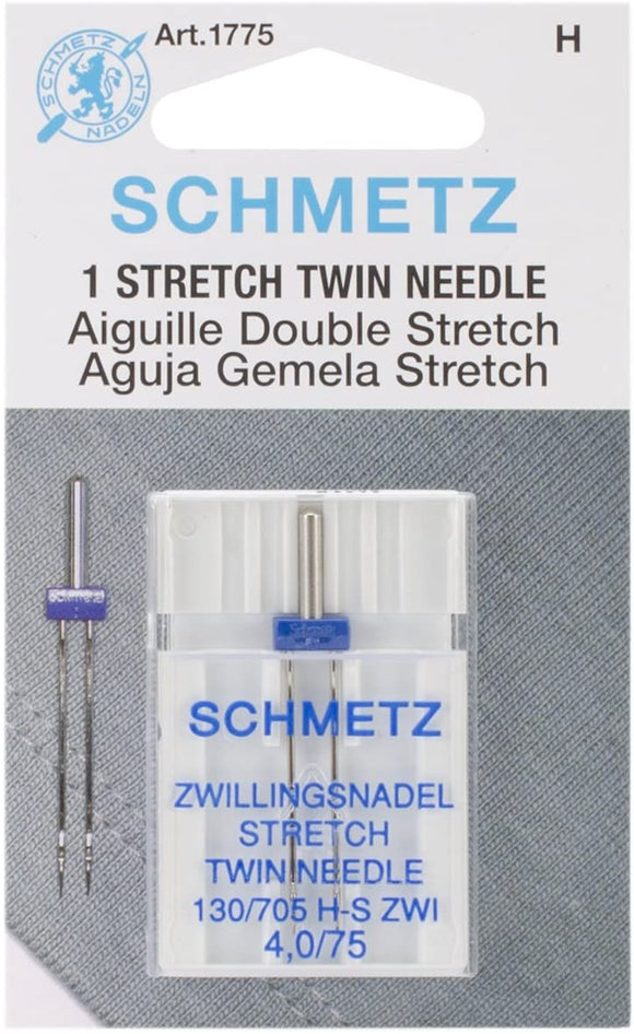 SCHMETZ #1775 Aiguille double STRETCH 75/11 4mm