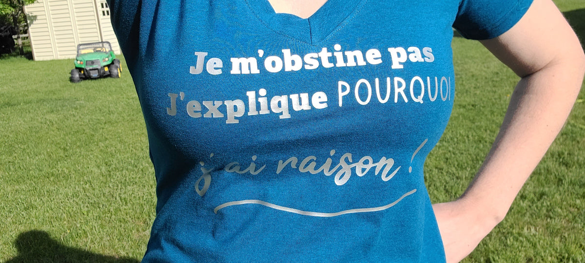 Débardeur Humoristique 'Je M'obstine Pas J'ai Des Idefix' - Look Décontracté