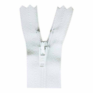 Zipper à bout fermé - Nylon #2.5 - 30cm/12'' - Blanc