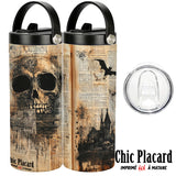 Sombre journal - Verre en inox à 2 couvercles