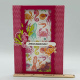 Fond de mer carte à secouer joyeux anniversaire