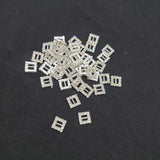 Rhinestone Earrings (Faux Diamond) Square (x10)