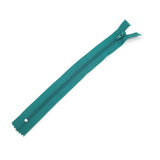Vert émeraude - Zipper à bout fermé Scovill #3  7''/18cm