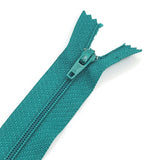 Vert émeraude - Zipper à bout fermé Scovill #3  7''/18cm