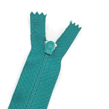 Vert émeraude - Zipper à bout fermé Scovill #3  7''/18cm