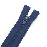 Bleu cobalt - Zipper à bout fermé KKF #3  7''/18cm