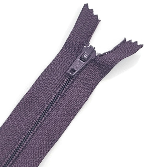 Grape - Scovill #3 Closed Toe Zipper 7''/18cm