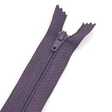 Grape - Scovill #3 Closed Toe Zipper 7''/18cm