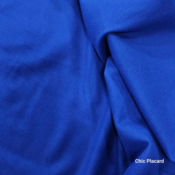 Bleu minéral - French terry brossé (au 1/2m)