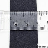 Bretelle élastique noire 24mm (au 1/2m)