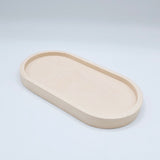 Plateau en jesmonite scellé