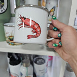 Crevette de Matane - Tasse en enamel 17oz
