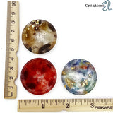 Bouton 38mm à l'unité - Raisin doux  - par Créations JL