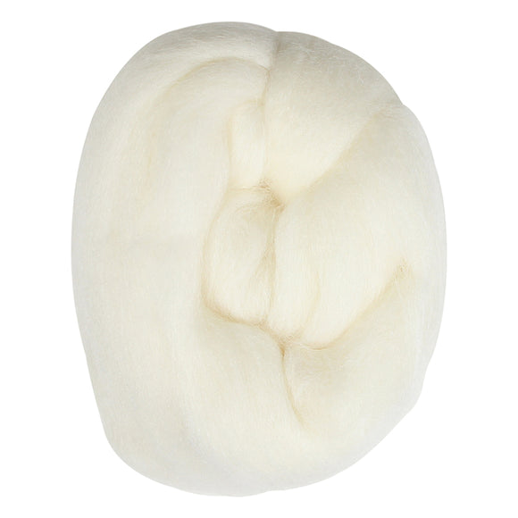 Blanc - Laine à feutrer 10g