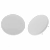 Boutons-pression en métal - Blanc 11mm x6