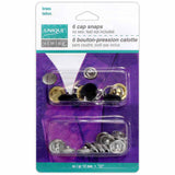 Boutons-pression en métal - Noir 11mm x6