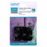 Boutons-pression robustes noirs 15mm (5/8″)