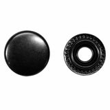 Boutons-pression robustes noirs 15mm (5/8″)