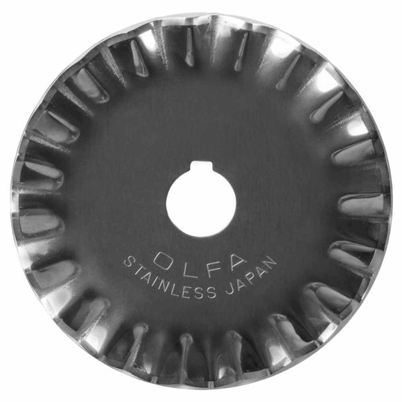 Lame crantée pour couteau rotatif OLFA 45mm