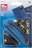 Rivets & outil Prym 9mm - cuivre bruni