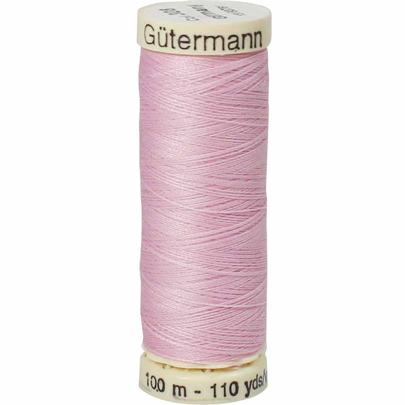 GUTERMANN TEX30 100m All Purpose Polyester Yarn - Pink #308 *CLEARANCE