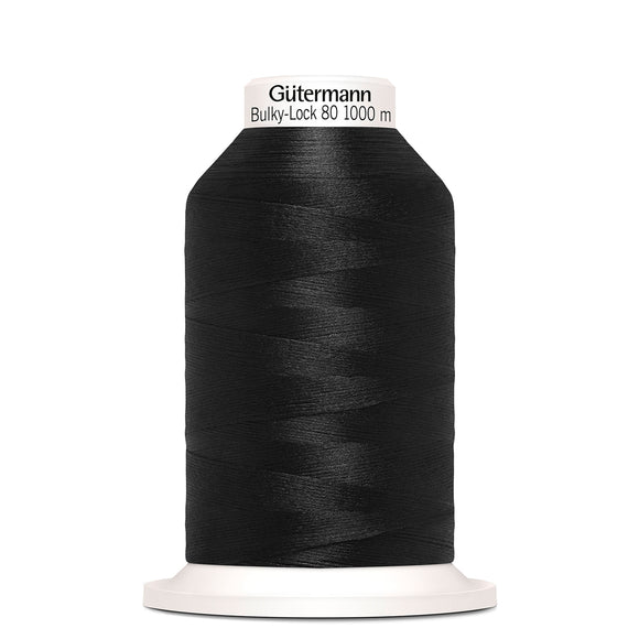 GUTERMANN Fil Bulky Lock 80wt 1000m - Noir #000