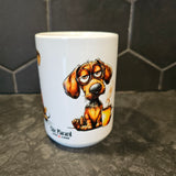 Chiens de Noël - Tasse en céramique