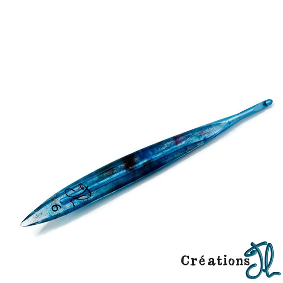 Crochet à laine 6 - Éclat d'écume - par Créations JL