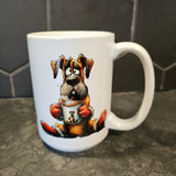 Chiens de Noël - Tasse en céramique