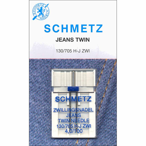 SCHMETZ #1738 Aiguille double à DENIM 100/16 - 4.0mm - x1