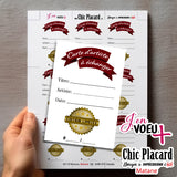 J'en voeux + cartons d'endos pour ATC