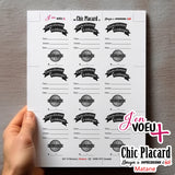 J'en voeux + cartons d'endos pour ATC