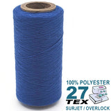 Fil de polyester TEX 27 (Fusette) Bleu #8593