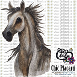 Cheval cendré signé Christine - T-shirt pour femme P/S