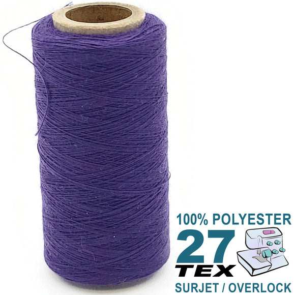 TEX 27 Polyester Yarn (Fusette) Purple #8729