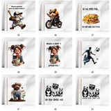 Carte de voeux 5x7'' imprimée sur demande (modèle au choix)