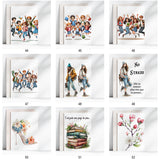 Carte de voeux 5x7'' imprimée sur demande (modèle au choix)