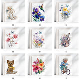 Carte de voeux 5x7'' imprimée sur demande (modèle au choix)