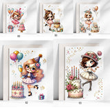 Carte de voeux 5x7'' imprimée sur demande (modèle au choix)