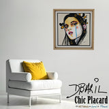 Elle pleure - Toile peinte par Diane Baril