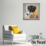 Tatouée - Toile peinte par Diane Baril