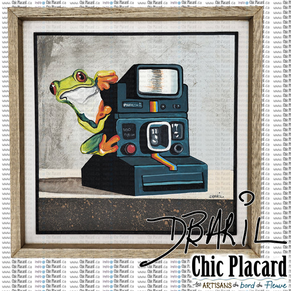 Polaroid - Toile peinte par Diane Baril