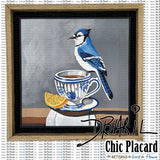 Geai bleu - Toile peinte par Diane Baril