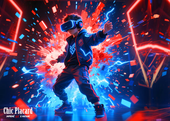 Réalité virtuelle - Bouteille 12oz