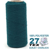 Fil de polyester TEX 27 (Fusette) Sarcelle #2050