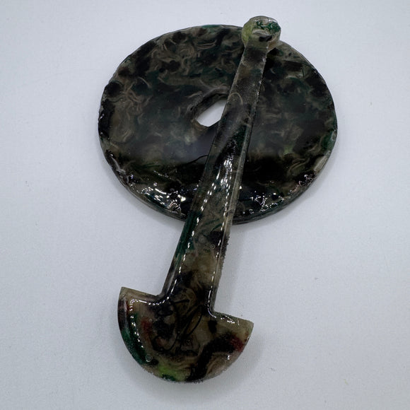 Tourniquet à laine - Couvert de mousse - par Créations JL