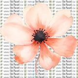 Collection de fleurs - HTV imprimé (à l'unité - petits)